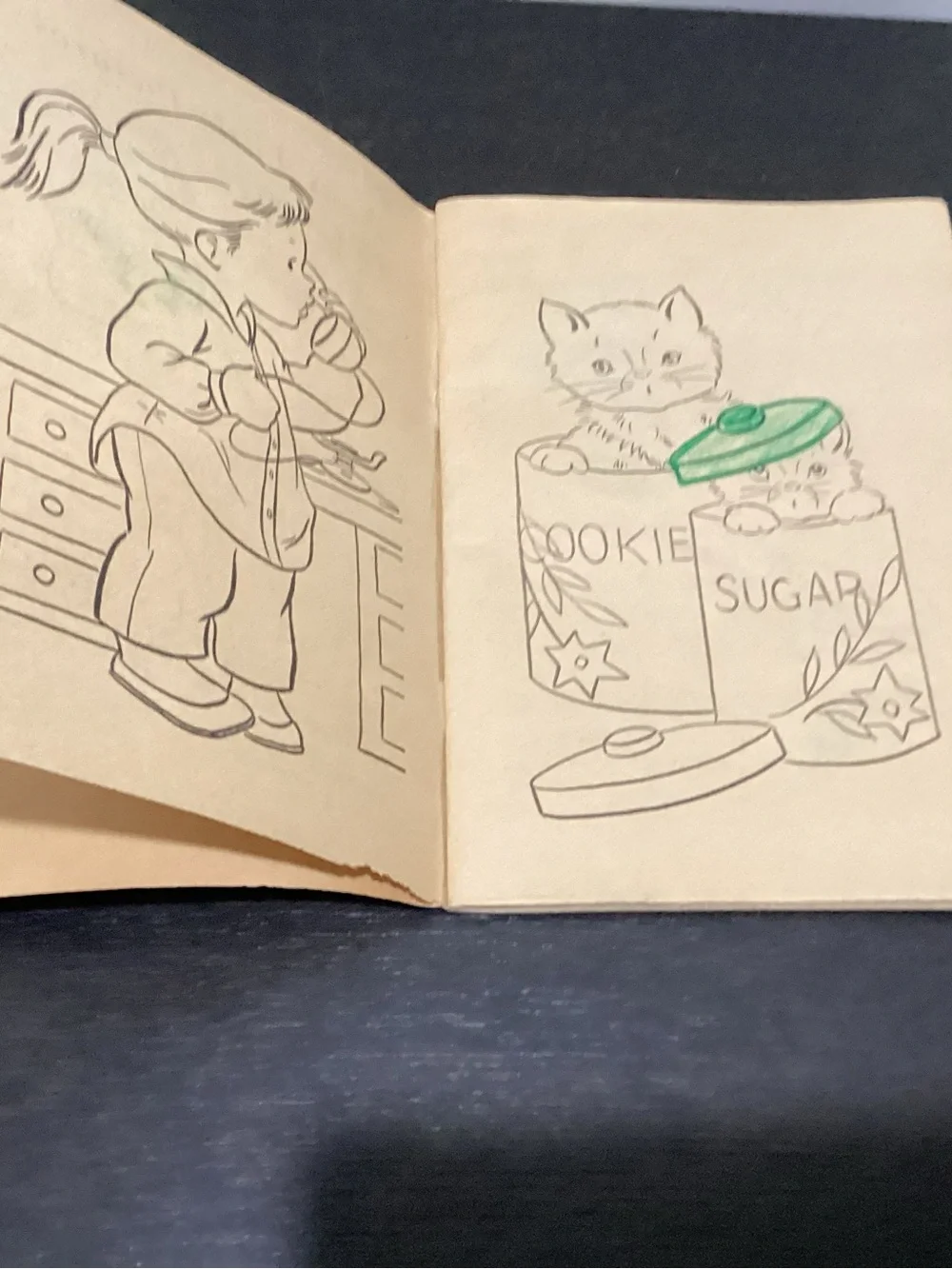 Coloring book vintage 1912 vintage
